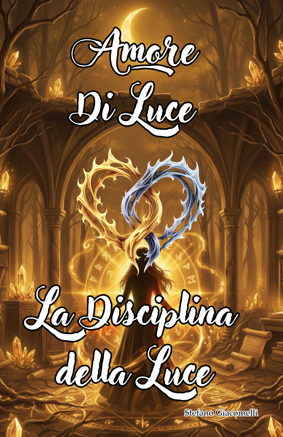 Copertina ufficiale del libro Ella e la Disciplina della Luce di Stefano Giacomelli