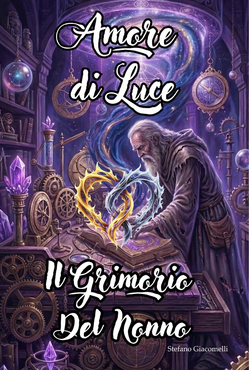 Copertina ufficiale del libro Il Grimorio del Nonno di Stefano Giacomelli
